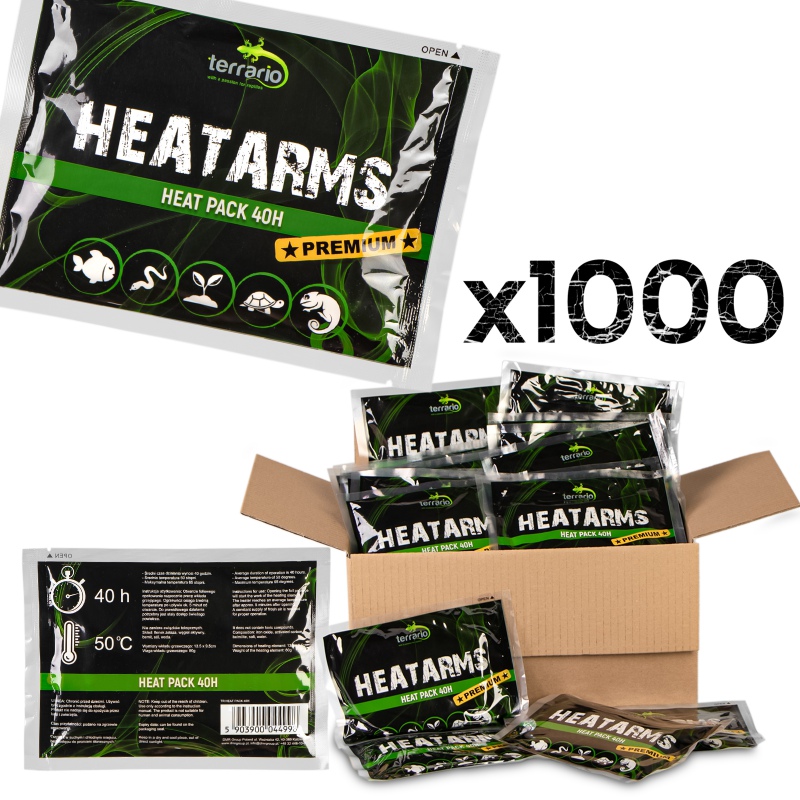 Terrario Heatarms Heat Pack 40H - Tiertransportheizgerät - 1000 Stück