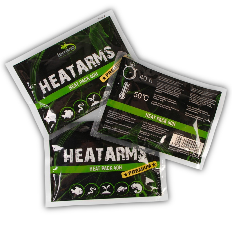 Terrario Heatarms Heat Pack 40H - Heizgerät für den Transport von Tieren - 10 Stück