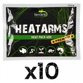 Terrario Heatarms Heat Pack 40H - Heizgerät für den Transport von Tieren - 10 Stück