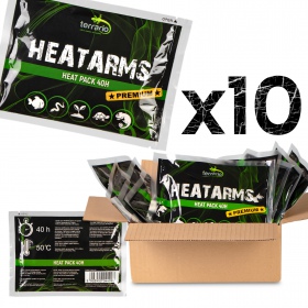 Terrario Heatarms Heat Pack 40H - Heizgerät für den Transport von Tieren - 10 Stück