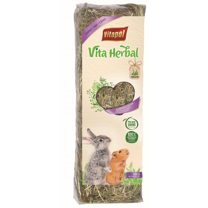 Foin VitaHerbal - foin pour rongeurs 500g