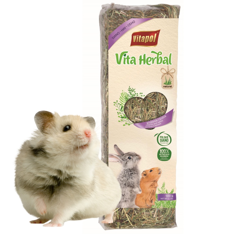 Vitapol VitaHerbal - Hö för Gnagare 500g