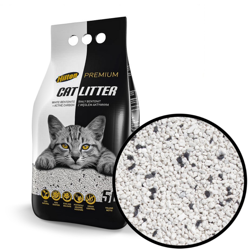 Litière Hilton Carbone pour Chats 5L