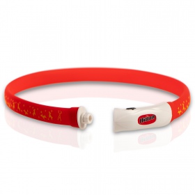 Hilton Flash Halsband ROT - leuchtendes LED-Halsband von 15cm - 55cm