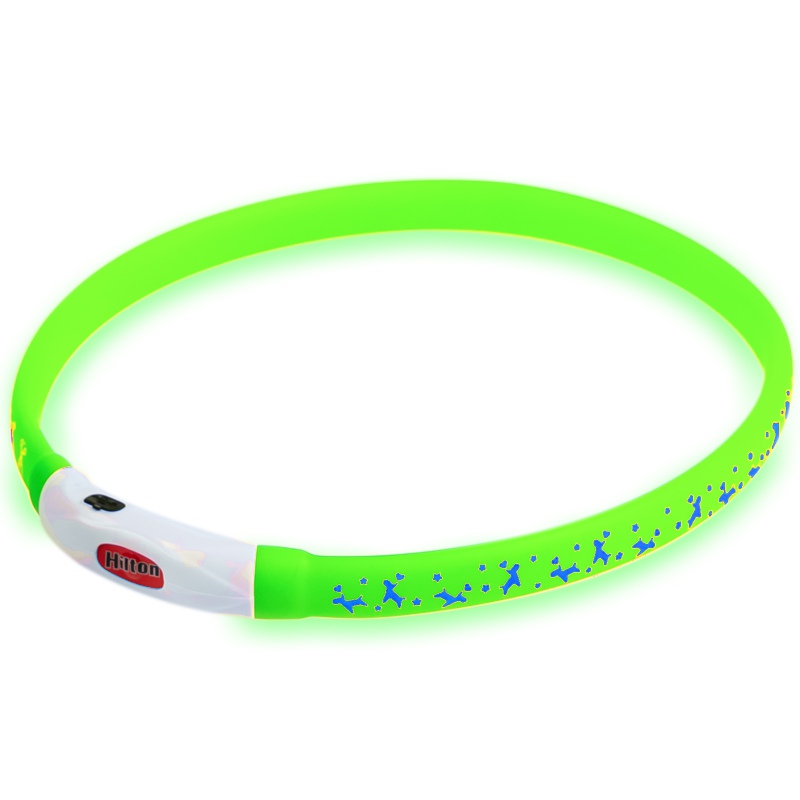 Hilton Flash LED collar in green