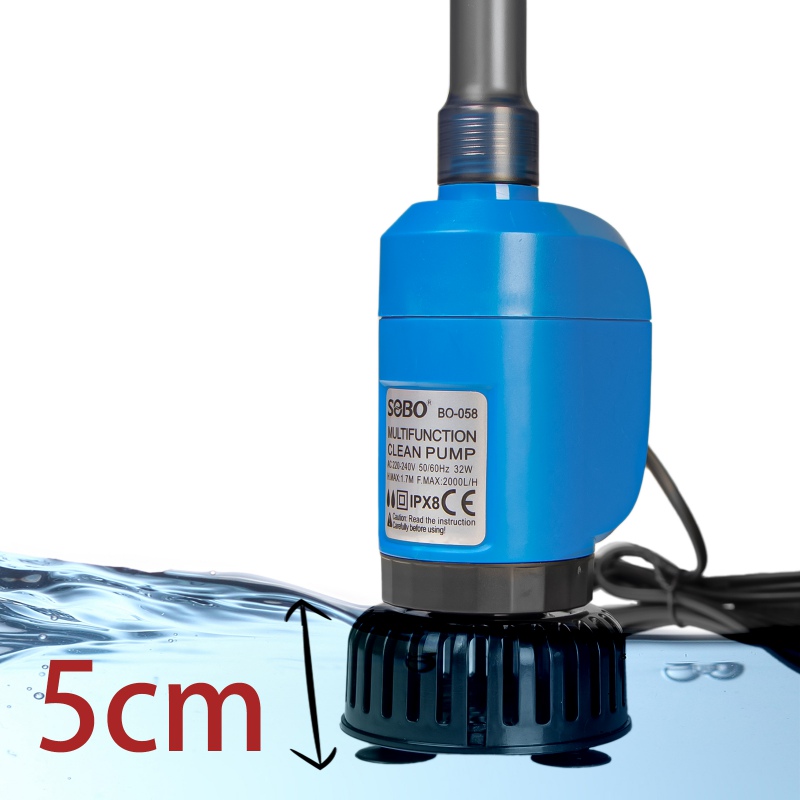 SOBO Clean Pump BO-058 - desnatador multifuncional