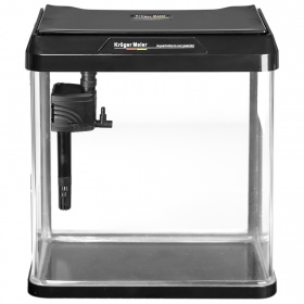 Kruger Meier Como Aquarium 7l - Set in Schwarz