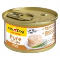 Gimdog Pure Delight 85g - comida para perros pequeños pollo en gelatina