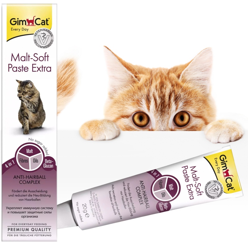 Gimcat Malt-Soft Paste Extra 200g - Anti-Haarball-Paste