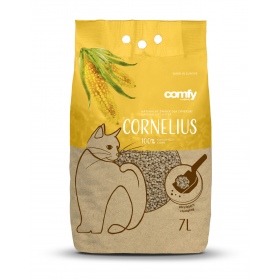 Comfy Cornelius Natural 7l - Maïsgrit voor katten