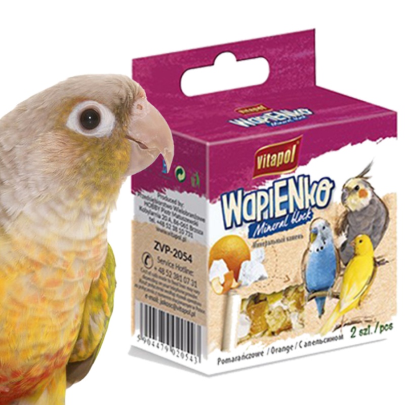 Vitapol Bloque de Cal para Aves Naranja