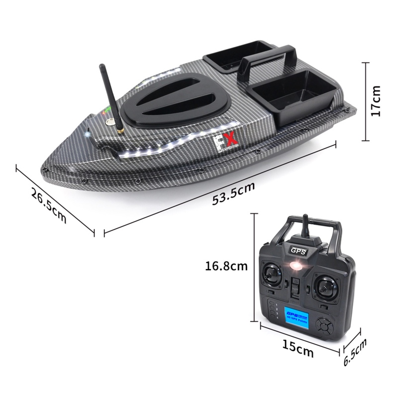 Fishing Expedition LAKE XPREDATOR - Angelfutterboot mit GPS