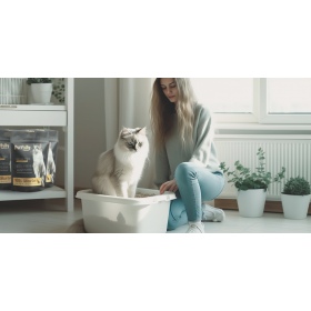 Catario Purrfully Premium - Silikatstreu für Katzen 3,8L