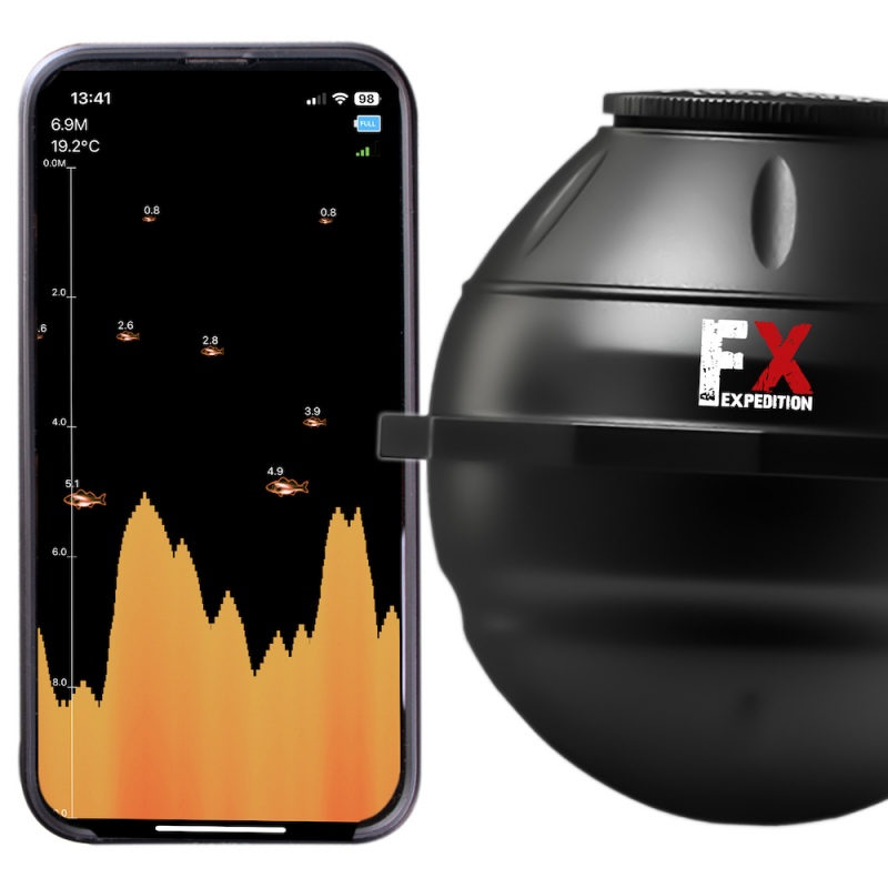 Sonar Wi-Fi LakeSonix para pesca