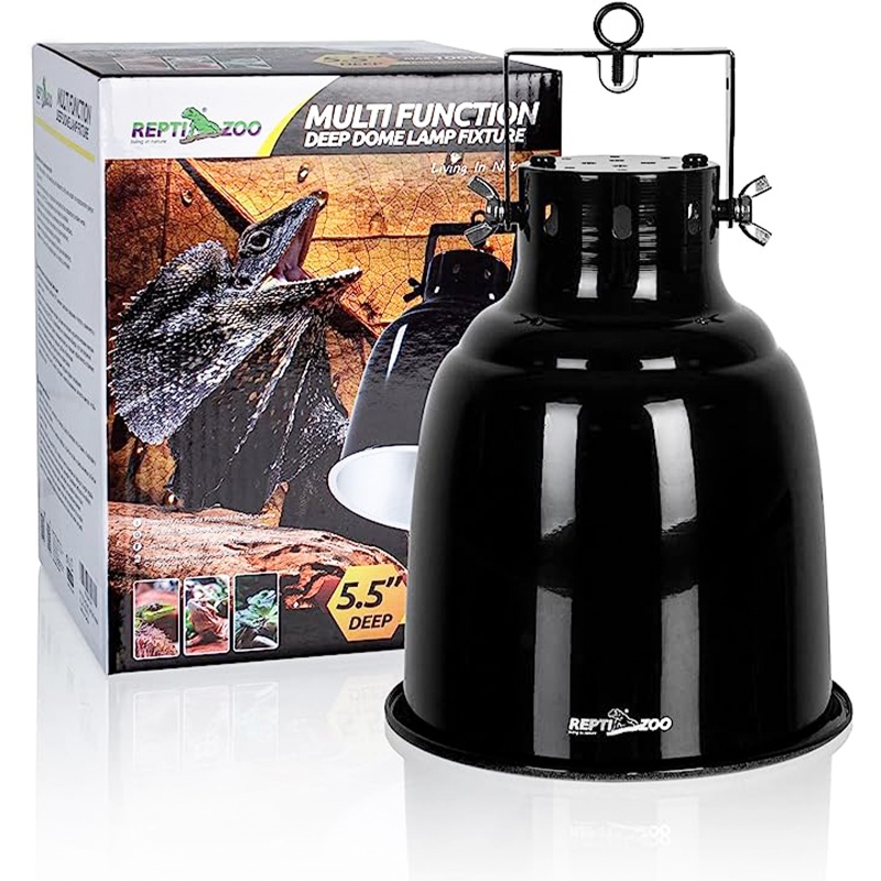 Repti-Zoo Multi Deep Dome - Terrarienlampenschirm und -fassung