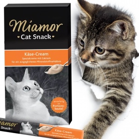 Miamor Cat Cream com queijo para gatos