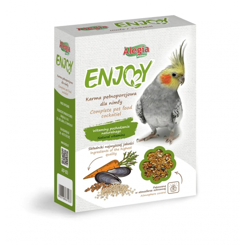 Alegia Enjoy Food for Cockatiels 450g