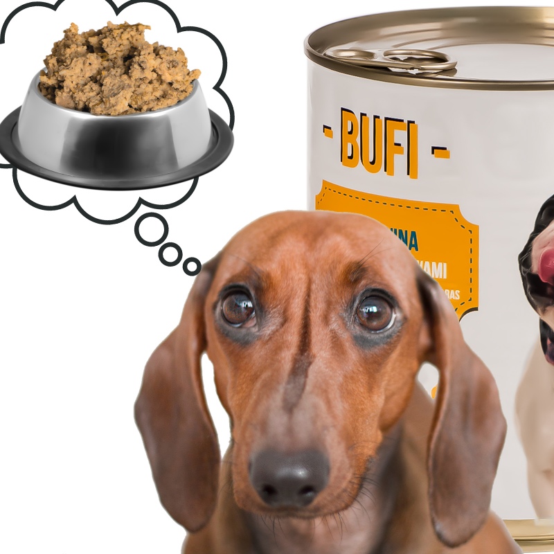 Bufi Karma für Hunde Premium - 82% Rindfleisch 830g