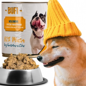 Bufi Karma für Hunde Premium - 82% Rindfleisch 830g