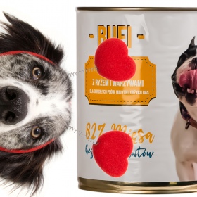 Bufi Karma für Hunde Premium - 82% Rindfleisch 830g