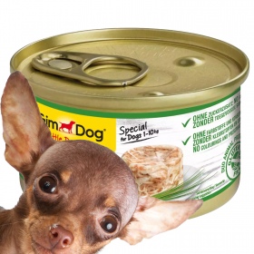 Gimdog Pure Delight 85g - Futter für kleine Hunde mit Huhn und Lamm in Gelee