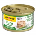 Gimdog Pure Delight 85g - comida para perros pequeños de pollo y cordero en gelatina.