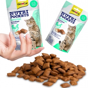 GimCat Nutri Pochets Dental voor katten