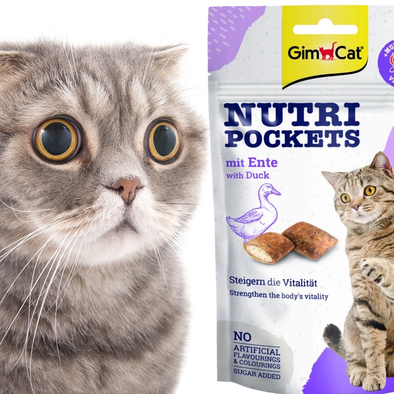 GimCat Nutri Pochets - przysmak z witaminami