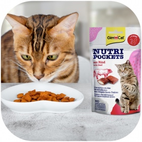 GimCat Nutri Pochets Fiber - kasside maius