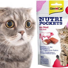 GimCat Nutri Pochets Fiber - kasside maius