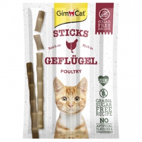 GimCat Sticks - kuracie klobásky s pečeňou