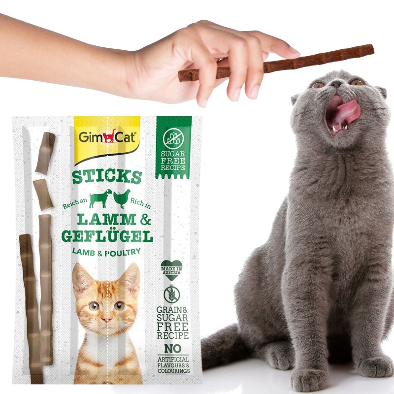 GimCat Sticks 95% Carne per gatti