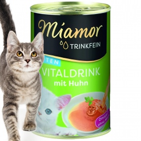 Zuppa di pollo Miamor Vitaldrink per gattini