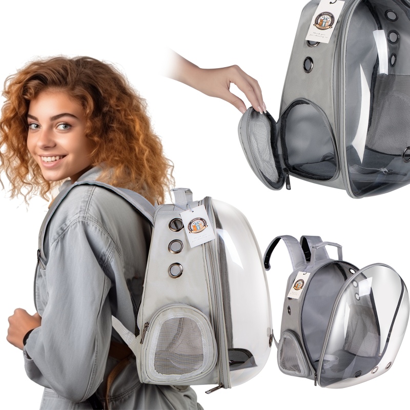 Furrever Friends CatVision Grey Backpack Carrier