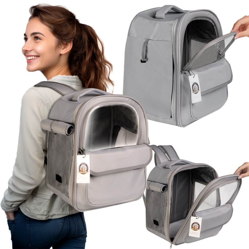 Furrever Friends Catssic Grey - Transport-Rucksack für Katze und Hund