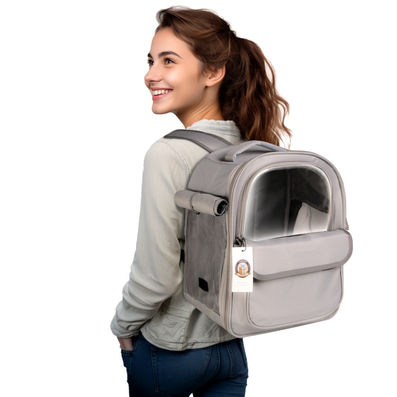 Furrever Friends Catssic Grey carrier backpack