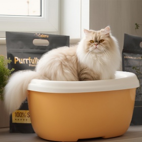 Catario Purrfully Silicone Cat Litter 8 Packs