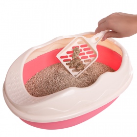 Furrever Friends Purrfect Point Pink mit Scoop - kleine Katzentoilette mit Schaufel