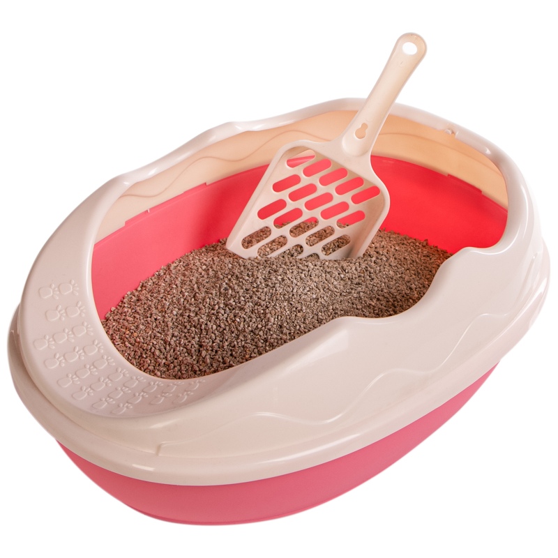 Furrever Friends Purrfect Point Pink mit Scoop - kleine Katzentoilette mit Schaufel