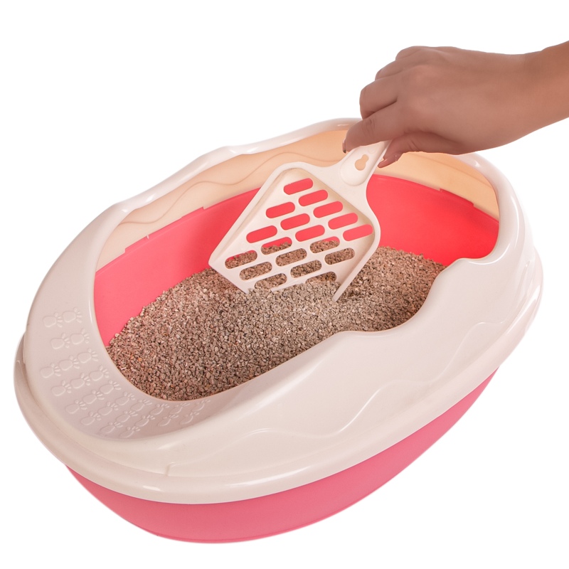 Furrever Friends Purrfect Point Pink mit Scoop - kleine Katzentoilette mit Schaufel