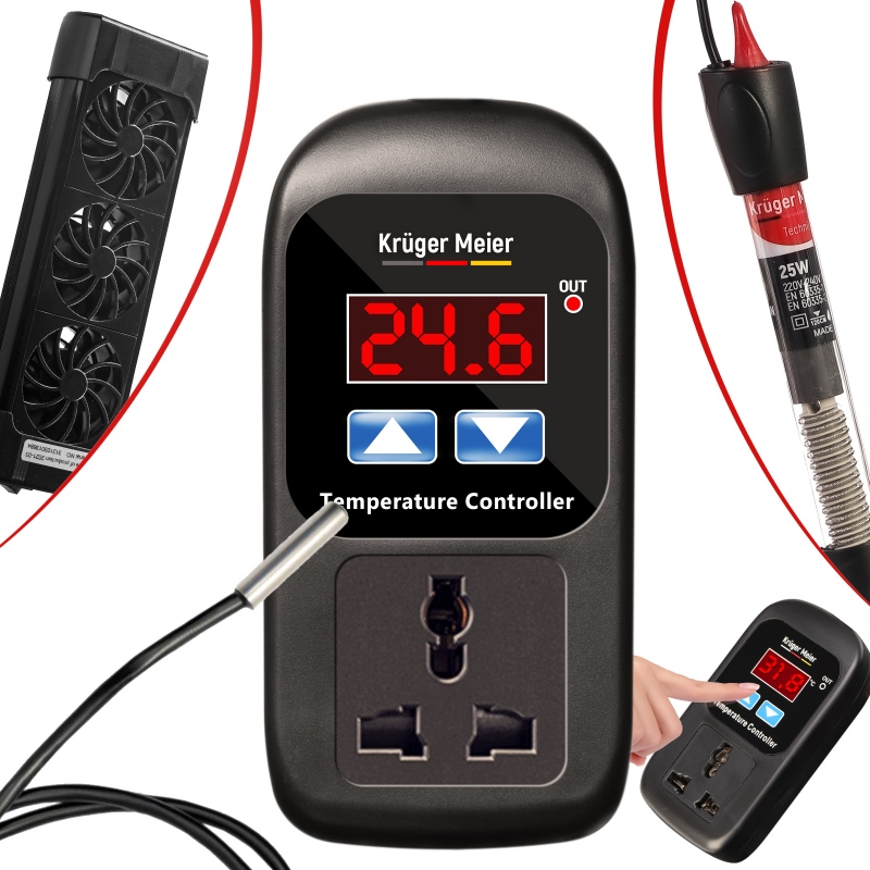 Kruger Meier Carbonne - elektronischer Thermostat