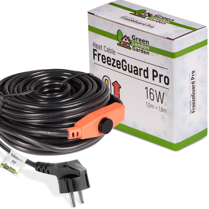 G.L.Garden FreezeGuard Pro 16W - Heizkabel mit Thermostat