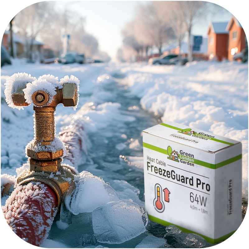 G.L.Garden FreezeGuard Pro 64W - Heizkabel mit Thermostat