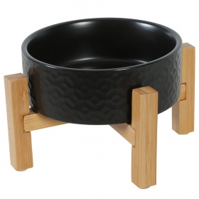 Zolux Keramo Solo Ceramic Bowl - Black