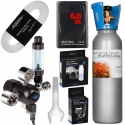 Aquario Exclusive 2.0 - CO2 készlet elektromos szeleppel és pH számítógéppel + 5l palack