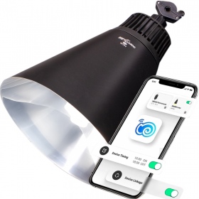 Repti-Zoo Smart Wi-Fi Deep Lampe L - Lampe für Heizbirnen und UVB Wi-Fi