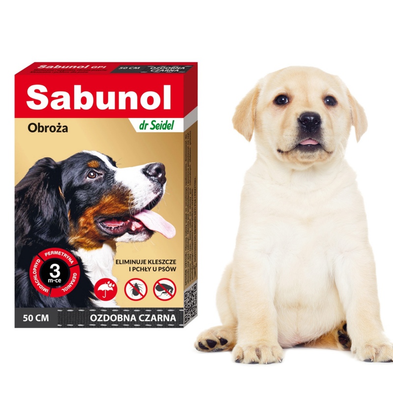 SABUNOL PLUS - šedý biocidní obojek pro psy