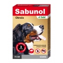 SABUNOL PLUS - collier décoratif biocide pour chien 75 cm gris