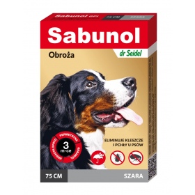 Sabunol Plus - серый ошейник 75 см