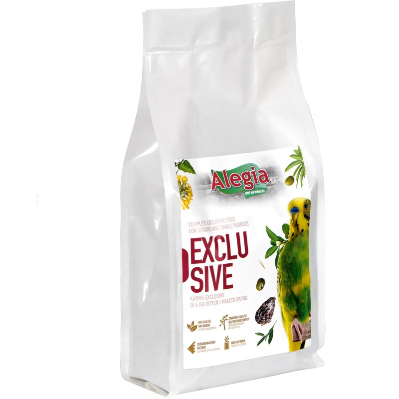 Ração Alegia Exclusive 1kg para periquitos